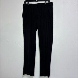 Van Heusen Men's Black Slacks Dress Pants Slim 30X32 Career Office Basic Neutral